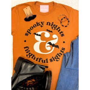 Spooky Nights & Frightful Sights Graphic Tee
